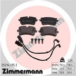 ZIMMERMANN  Brake Pad Set,  disc brake 25214.175.2