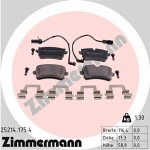 ZIMMERMANN  Brake Pad Set,  disc brake 25214.175.4