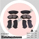 ZIMMERMANN  Brake Pad Set,  disc brake 25760.170.1