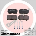 ZIMMERMANN  Brake Pad Set,  disc brake 29123.200.1