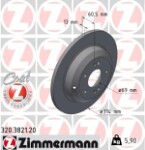 ZIMMERMANN  Тормозной диск COAT Z 320.3821.20