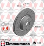 ZIMMERMANN  Тормозной диск COAT Z 400.3606.20