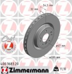ZIMMERMANN  Тормозной диск COAT Z 400.3683.20