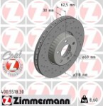 ZIMMERMANN  Тормозной диск FORMULA S COAT Z 400.5518.30