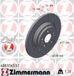 ZIMMERMANN  stabdžių diskas SPORT Z 400.5563.52