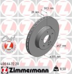 ZIMMERMANN  Тормозной диск COAT Z 400.6472.20