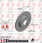 ZIMMERMANN  Brake Disc COAT Z 430.1485.20