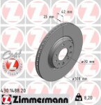 ZIMMERMANN  Тормозной диск COAT Z 430.1488.20