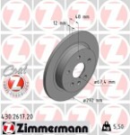 ZIMMERMANN  Тормозной диск COAT Z 430.2617.20
