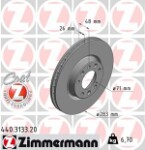 ZIMMERMANN  Тормозной диск COAT Z 440.3133.20