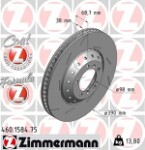 ZIMMERMANN  Тормозной диск FORMULA Z COAT Z 460.1584.75