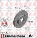 ZIMMERMANN  Тормозной диск SPORT Z 470.2416.52