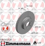 ZIMMERMANN  Bremžu diski COAT Z 530.2457.20