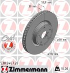ZIMMERMANN  Brake Disc COAT Z 530.2467.20