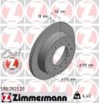 ZIMMERMANN  Bremžu diski COAT Z 590.2821.20