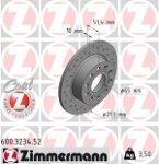ZIMMERMANN  Тормозной диск SPORT Z 600.3234.52