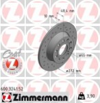 ZIMMERMANN  Тормозной диск SPORT Z 600.3241.52
