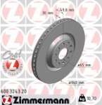 ZIMMERMANN  stabdžių diskas COAT Z 600.3243.20