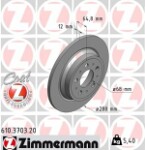 ZIMMERMANN  Brake Disc COAT Z 610.3703.20